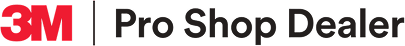3M Pro Shop Dealer logo featuring the bold red 3M emblem next to black text reading "Pro Shop Dealer."